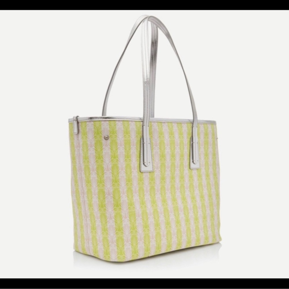 NWOT Large Liberty London Iphis Stripe Marlborough Designer Tote Bag Purse